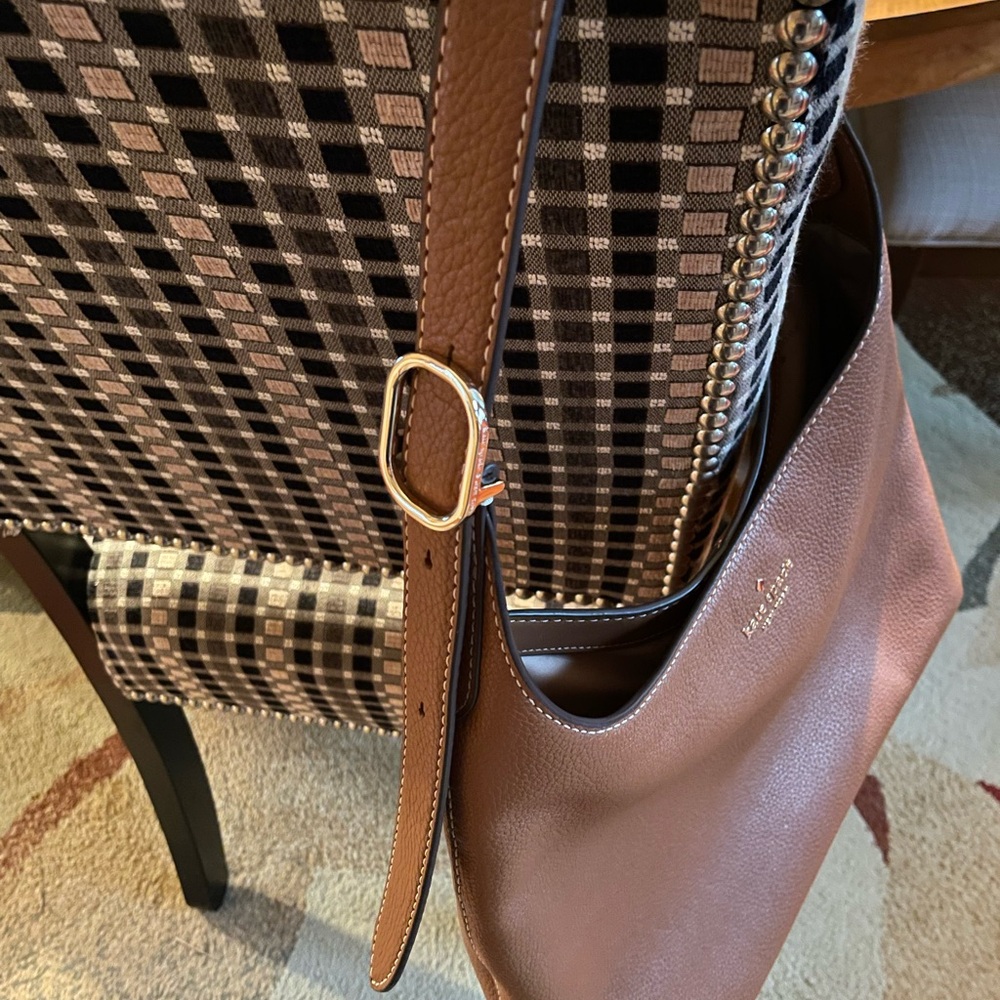 Kate Spade 454 Large Shoulder Bag Warm Gingerbread - Picture 4 of 13